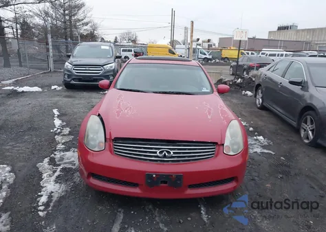 2003 Infiniti G35 Base W/Leather z USA, uszkodzony, nr VIN JNKCV54EX3M221490